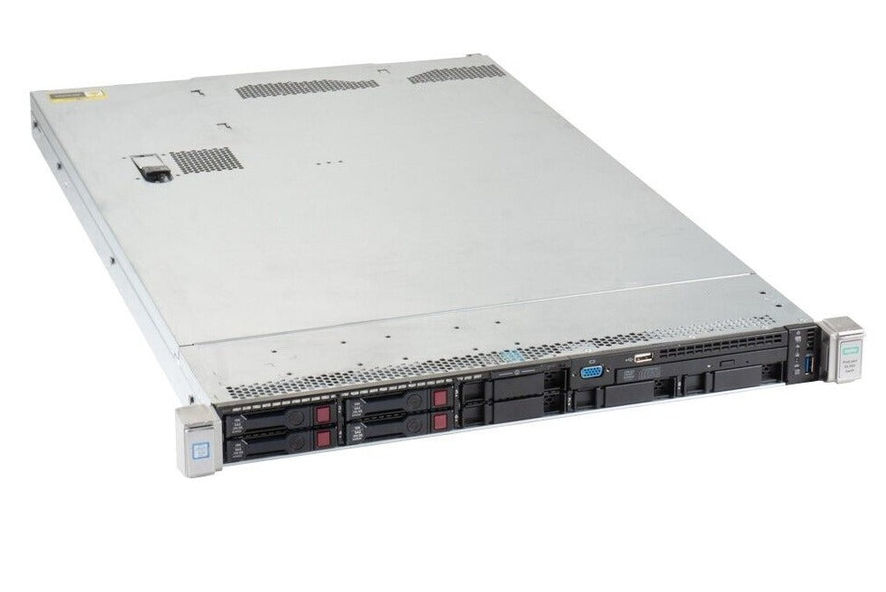 HP Proliant DL360 G9 Server 2x E5-2630 V4 = 20 Cores P440ar 128GB RAM 2x trays