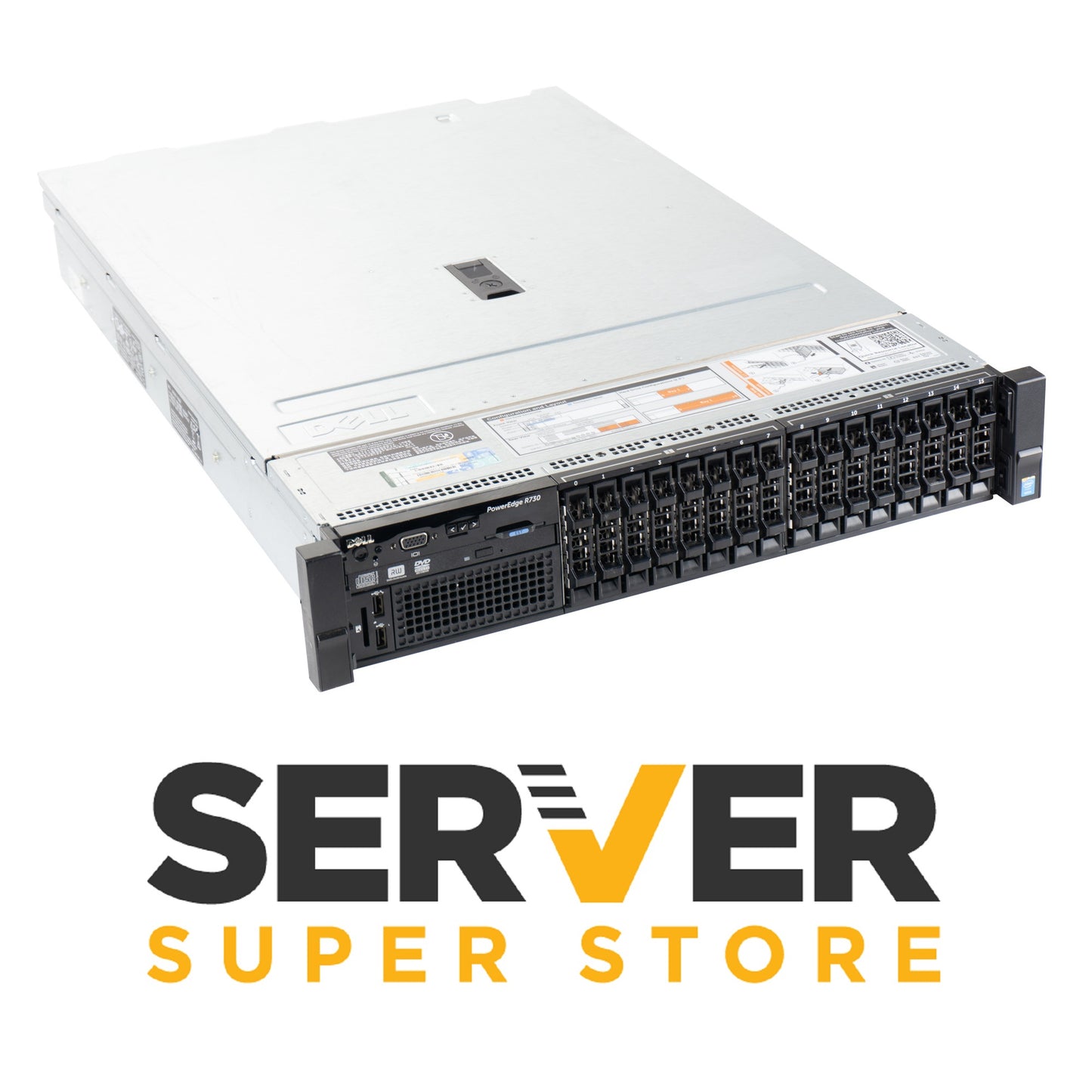 Dell PowerEdge R730 Server 2x E5-2680 V4 = 28 Cores H730 128GB RAM 2x 1TB SSD