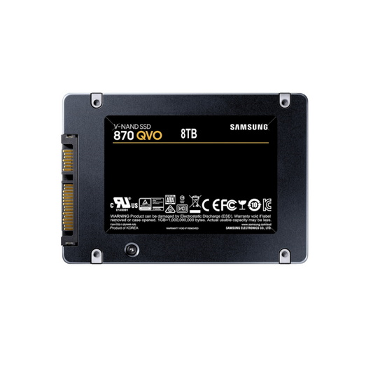 Samsung QVO 870 8TB Solid State Drive 2.5" Internal SATA 6Gbps MZ-77Q8T0B