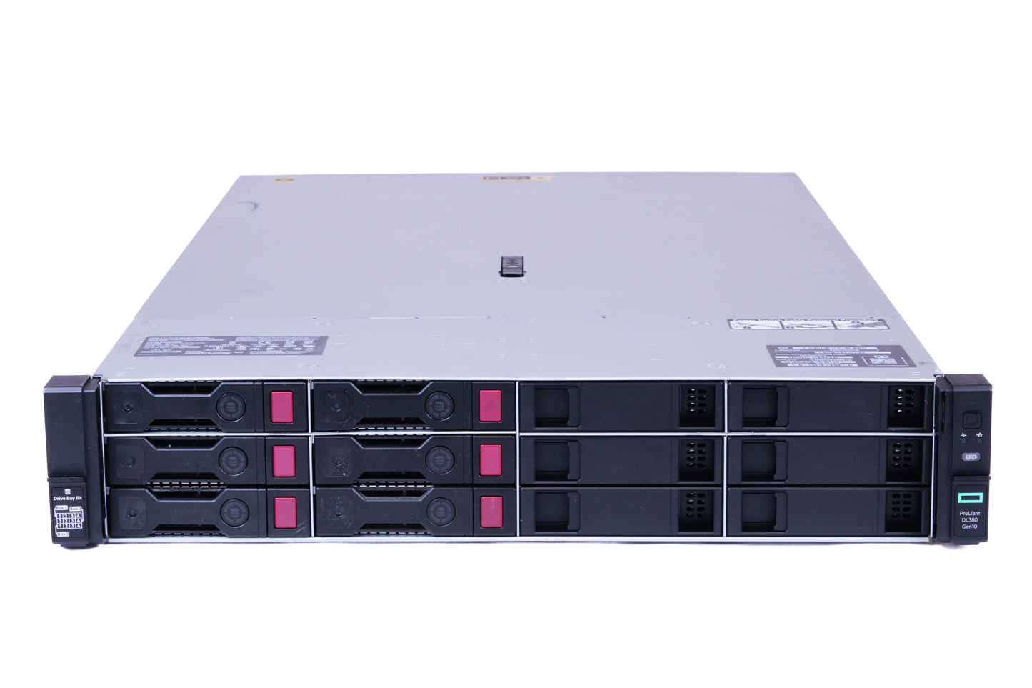 HP ProLiant DL380 G10 2x Gold 6148=40 Cores P408i 128GB 6x 8TB SAS +2x 480GB SSD