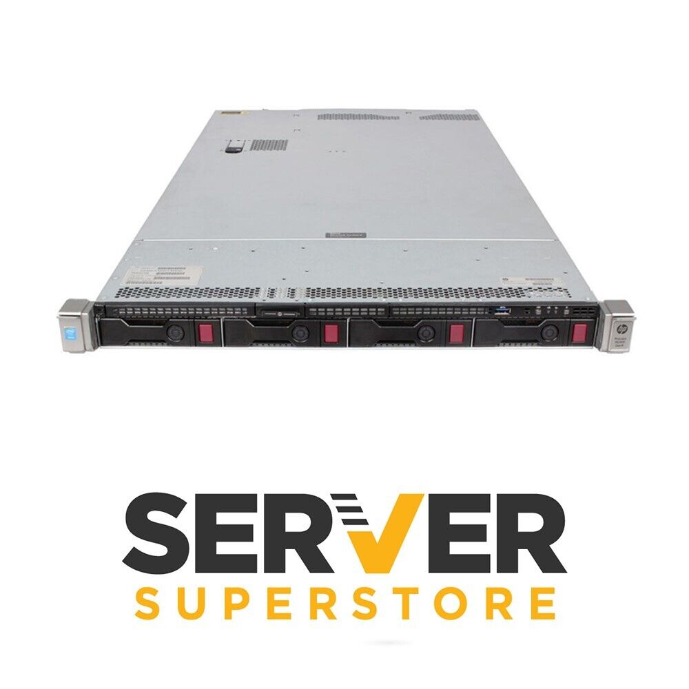 HP ProLiant DL360 G9 Server 2x E5-2695 V4 = 36 Cores P440ar 128GB RAM 4x trays