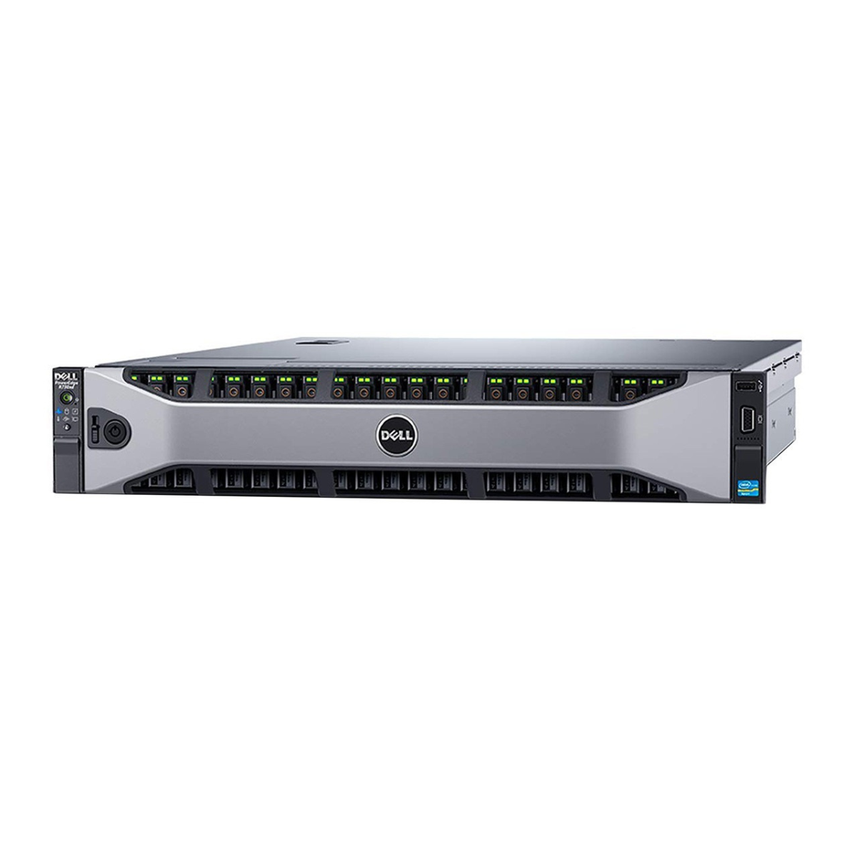 Dell PowerEdge R730XD 24-bay Server 2x E5-2680 V4 =28 Cores H730 256GB RAM 4x 1.2TB SAS