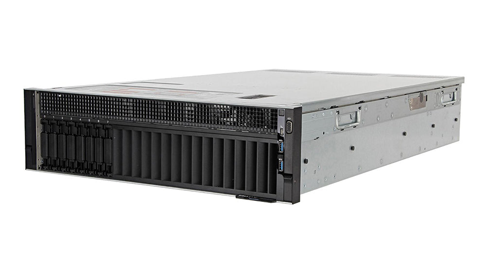 Dell PowerEdge R940 Server 4x Gold 6140 = 72 Cores 1024GB RAM H730P 8x Trays