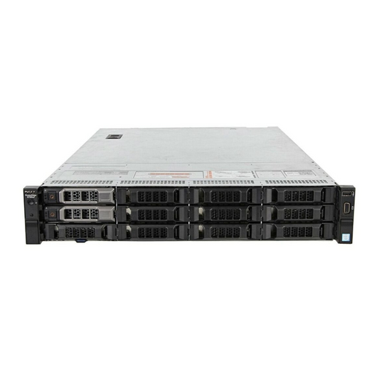 Dell PowerEdge R730XD 12-bay Server 2x E5-2640 V4 = 20 Cores H730 64GB RAM 2x trays