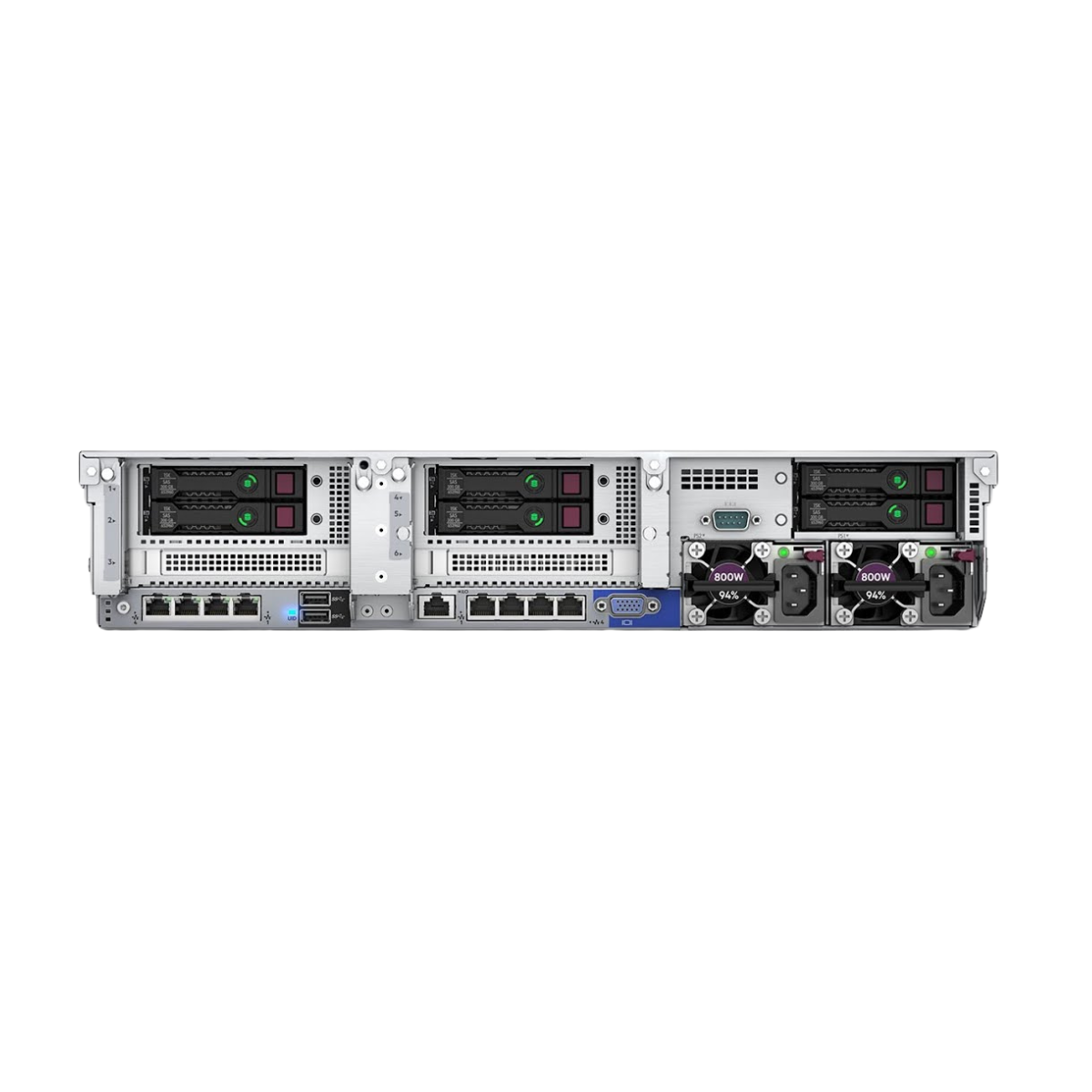 HPE ProLiant DL380 G10 8-bay Server 2x Gold 6138 2.0Ghz - 40 Cores 128GB RAM 2x 1.2TB SAS HDD