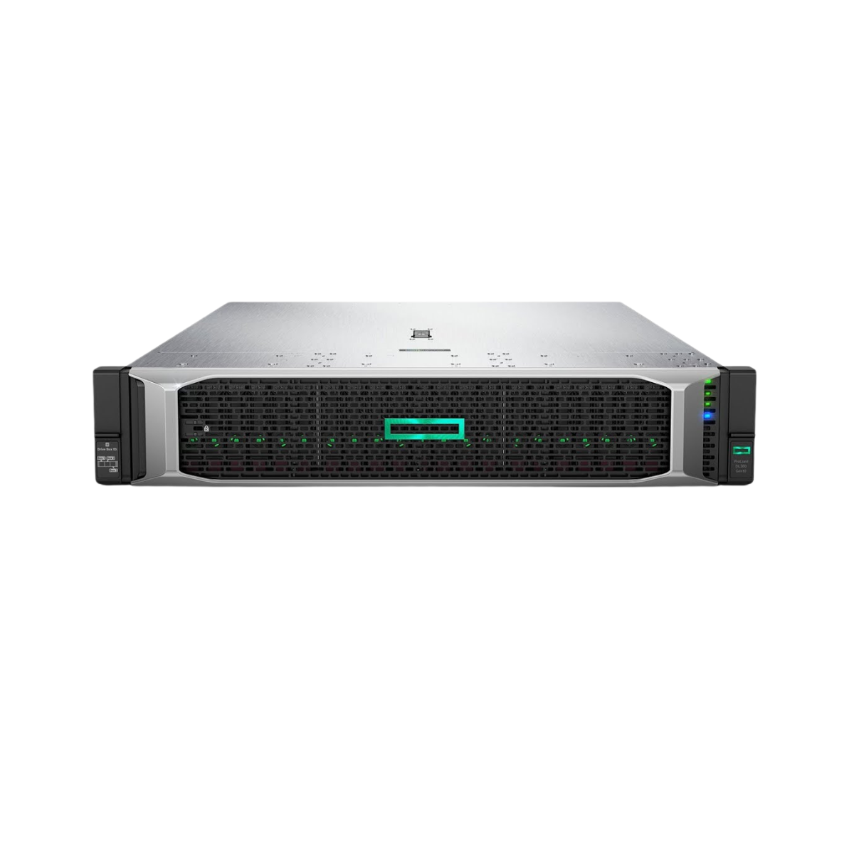 HPE ProLiant DL380 G10 12-bay 2x Gold 6152=44 Cores P408i 256GB 4x 1TB SSD + 4x10TB SAS