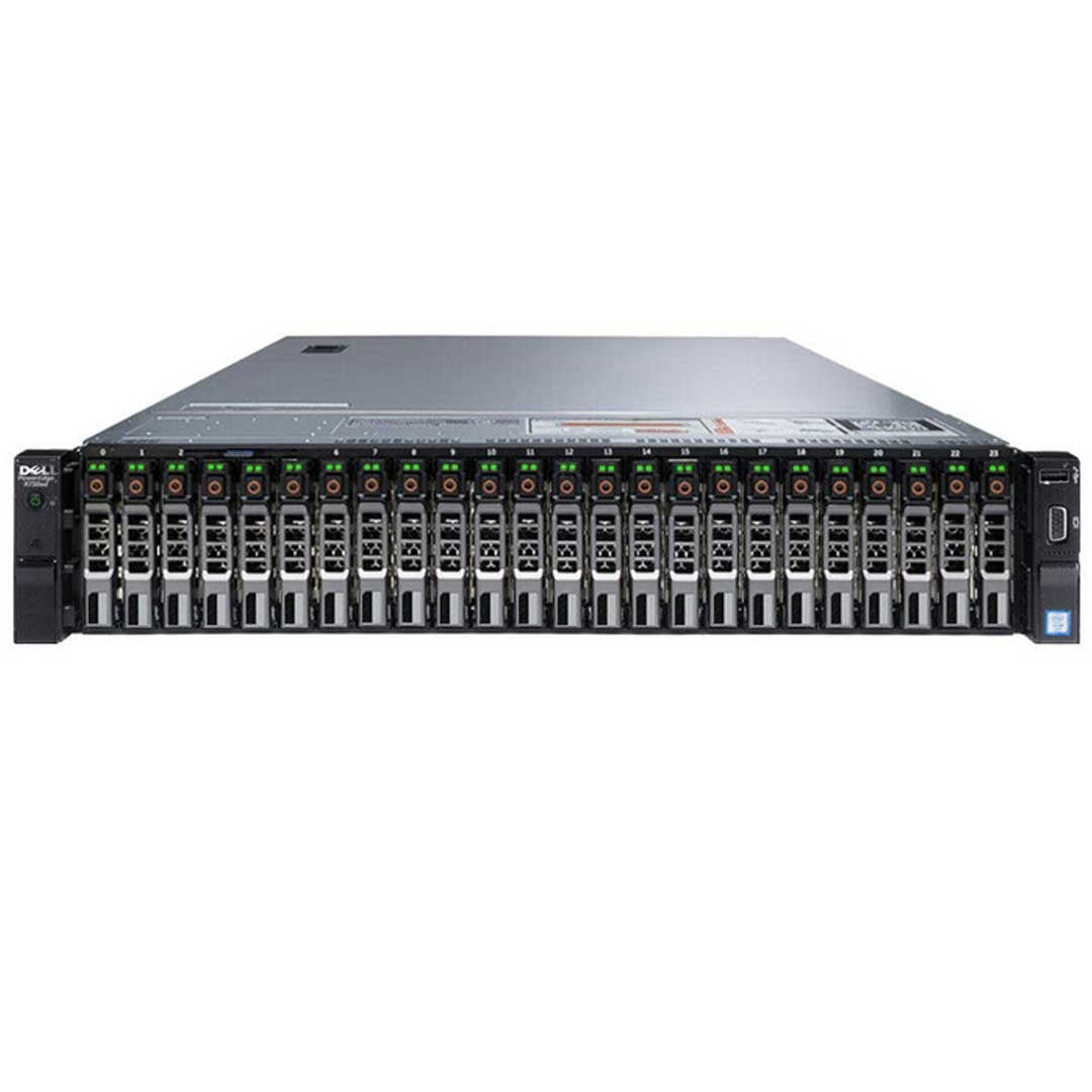 Dell PowerEdge R730XD 24-bay Server 2x E5-2695 V4 = 36 Cores H730P 128GB RAM 24x trays