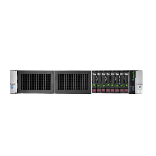 HPE ProLiant DL380 G9 8-bay Server 2x E5-2680 V3 = 24 Cores P440 64GB RAM 8x 600GB SAS