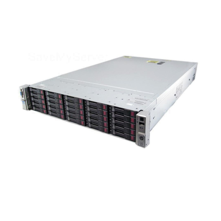 HPE ProLiant DL380p G8 24-bay Server 2x E5-2660 V2=20Cores 32GB P420i 2x 900GB HDD