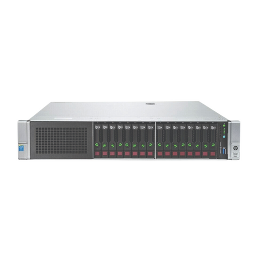 HPE ProLiant DL380 G9 16-bay Server 2x E5-2640 V4 = 20 Cores P440ar 32GB RAM 2x trays