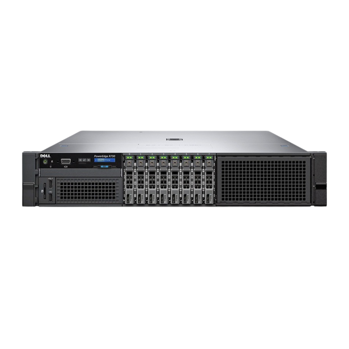 Dell PowerEdge R730 8-bay Server 2x E5-2690 V4 -28 Cores 256GB RAM H730 8x trays