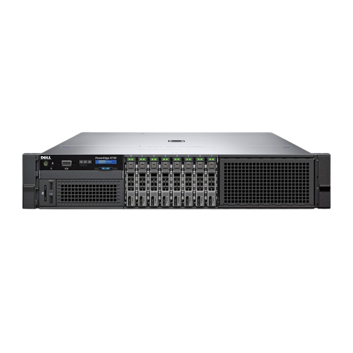 Dell PowerEdge R730 8-bay Server 2x E5-2680 V4 -28 Cores H730 64GB RAM 8x 480GB SSD