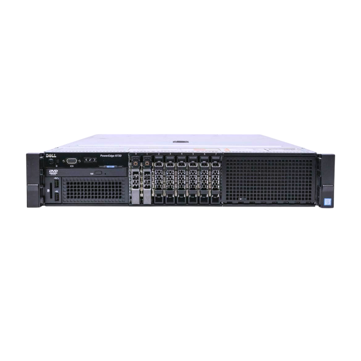 Dell PowerEdge R730 8-bay Server 2x E5-2620 V4 -16 Cores H730 64GB RAM 2x 600GB