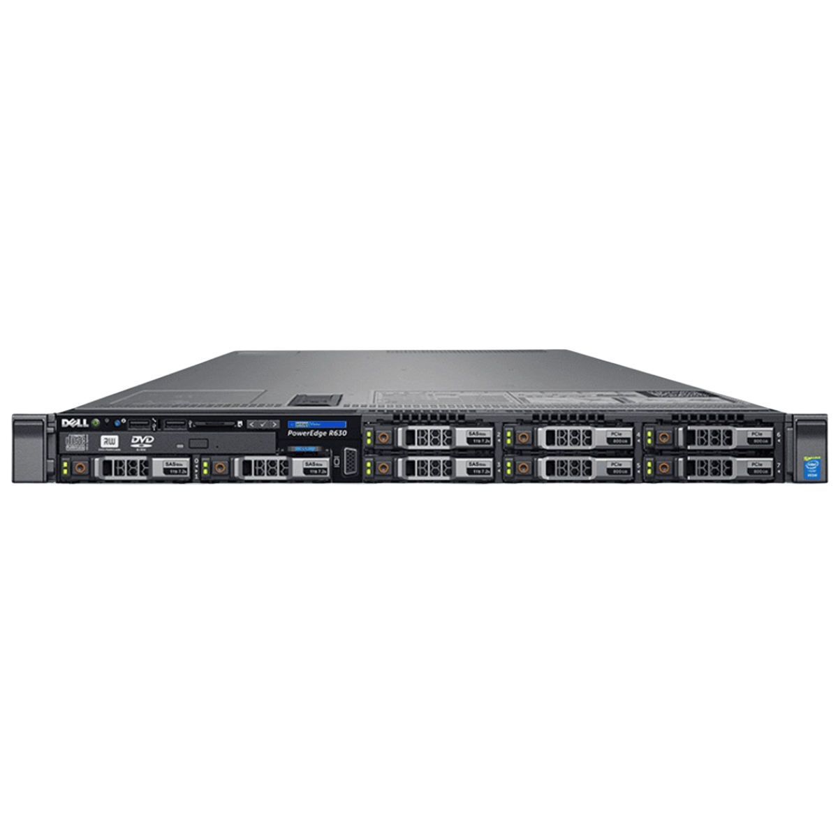 Dell PowerEdge R630 8-bay Server 2x E5-2680 V4 = 28 Cores S130 128GB 8x trays