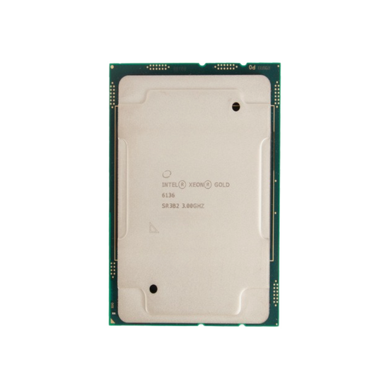 Intel Xeon Gold 6136 3.00GHZ 12-core 24.75MB  LGA3647 CPU Processor SR3B2