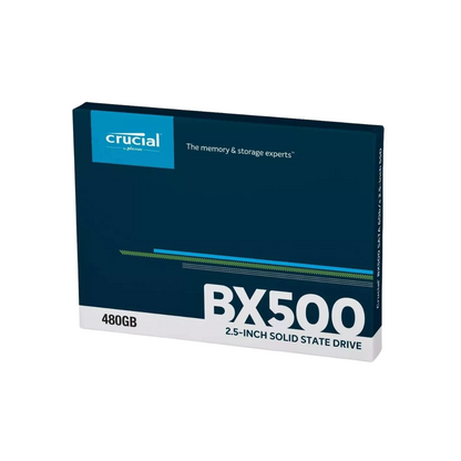 Crucial 480GB Solid State Drive 2.5" Internal SATA (SATA/600) 540 MB/s CT480BX500SSD1