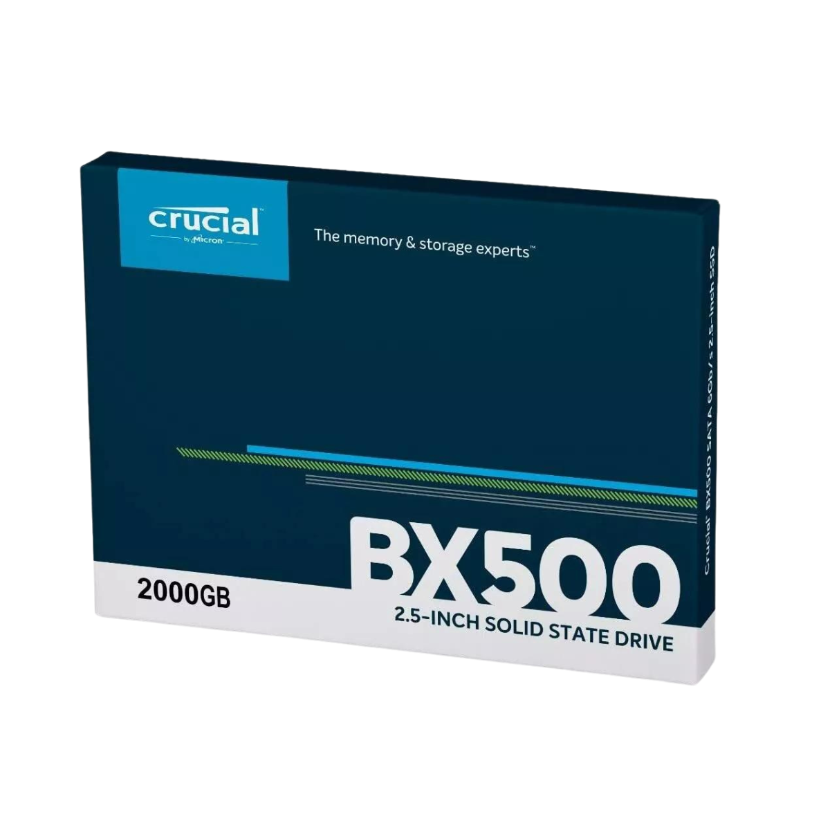 Crucial BX500 2TB Solid State Drive 2.5" Internal SATA (SATA/600) 540 MB/s CT2000BX500SSD1