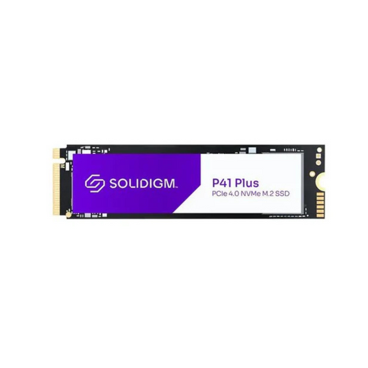 Solidigm P41 Plus Series 512GB Solid State Drive NVMe 3D NAND M.2 Internal PCIe 4.0 x4 SSDPFKNU512GZX1