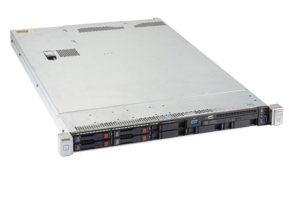 HP Proliant DL360 G9 Server 2x E5-2630 V4 = 20 Cores P440ar 64GB RAM 2x trays