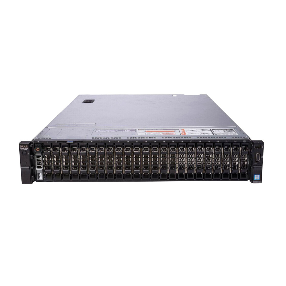 Dell PowerEdge R730XD 24-bay Server 2x E5-2660 V4 =28 Cores H730 64GB RAM 2TB SSD