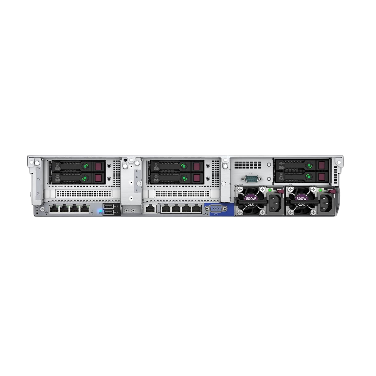 HPE  ProLiant DL380 G10 8-bay Server 2x Gold 6138 2.0Ghz - 40 Cores 128GB RAM 2x 1.2TB SAS HDD