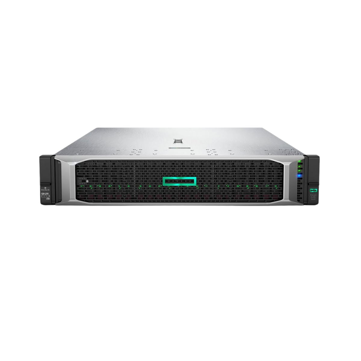 HPE  ProLiant DL380 G10 12-bay 2x Gold 6152=44 Cores P408i 256GB 4x 1TB SSD + 4x10TB SAS