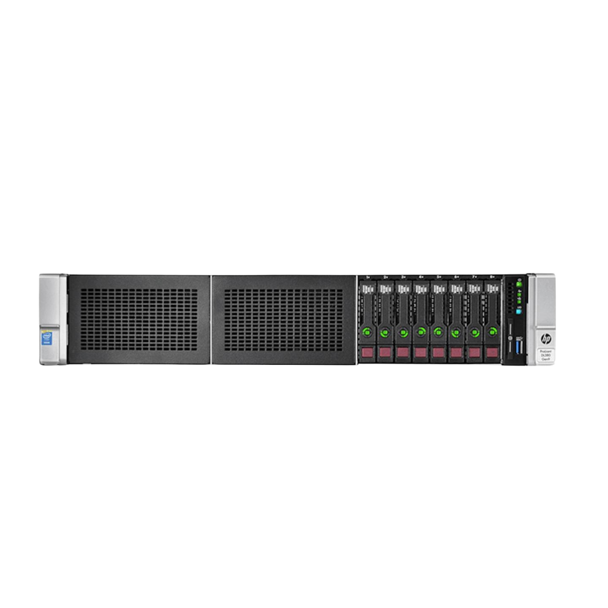 HPE  ProLiant DL380 G9 8-bay Server 2x E5-2620 V4 =16 Cores 32GB RAM 8x 2TB SAS HDD