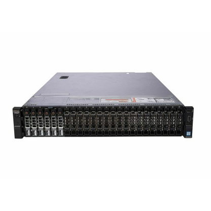 Dell PowerEdge R730XD 24-bay Server 2x E5-2690 V4 =28 Cores H730 96GB RAM 12x trays