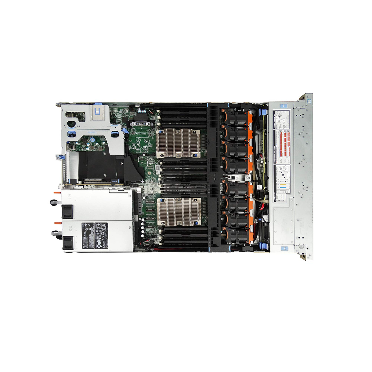 Dell PowerEdge R640 8-bay Server 2x Silver 4116 = 24 Cores H730P 32GB RAM 2x trays