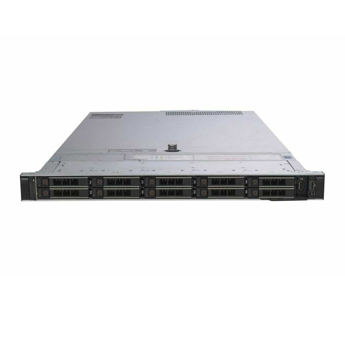 Dell PowerEdge R640 10-bay NVMe Server 2x Platinum 8160 =48 Cores H730P 768GB 10x trays