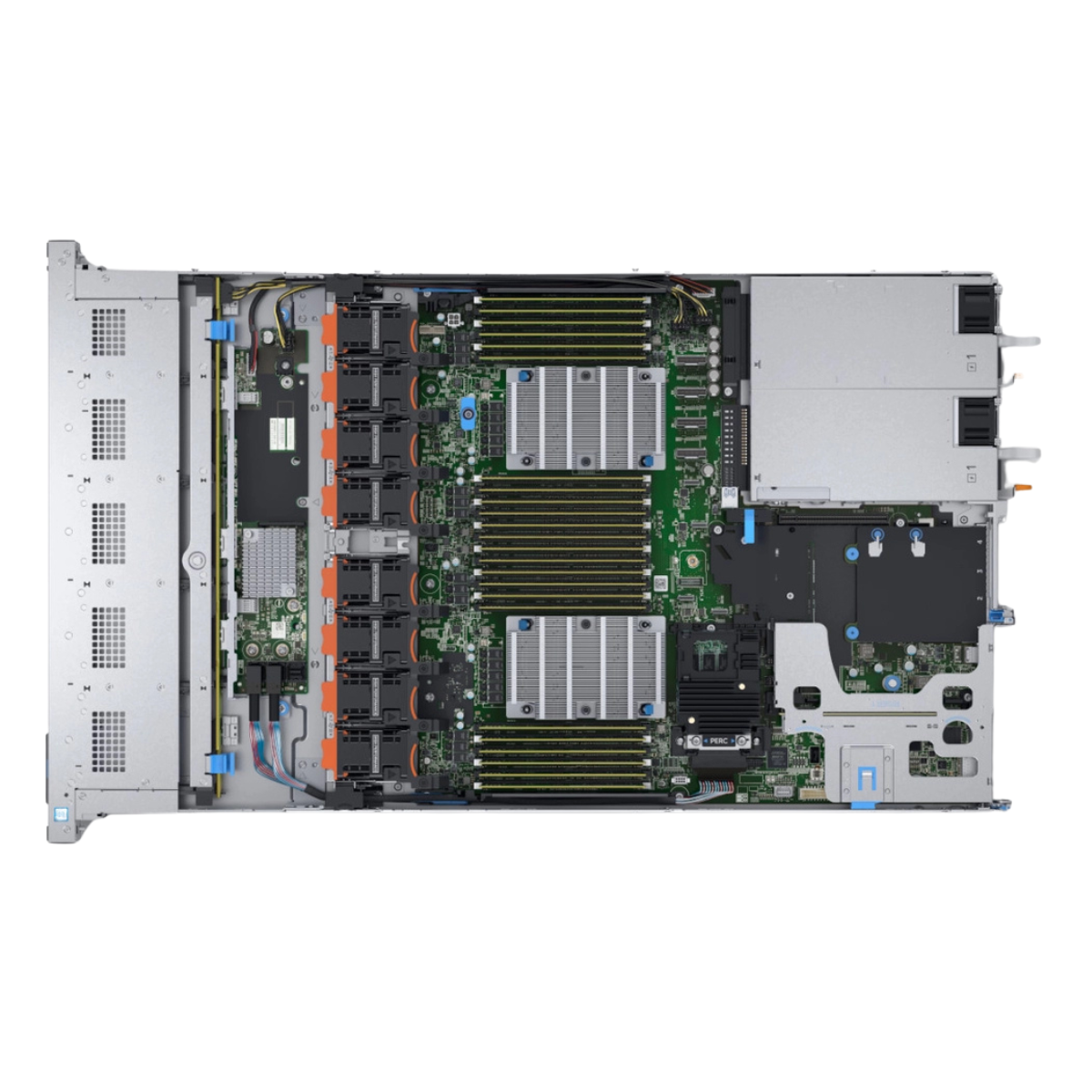 Dell PowerEdge R640 10-bay NVMe Server 2x Gold 6130 = 32 Cores H730P 32GB RAM 8x trays