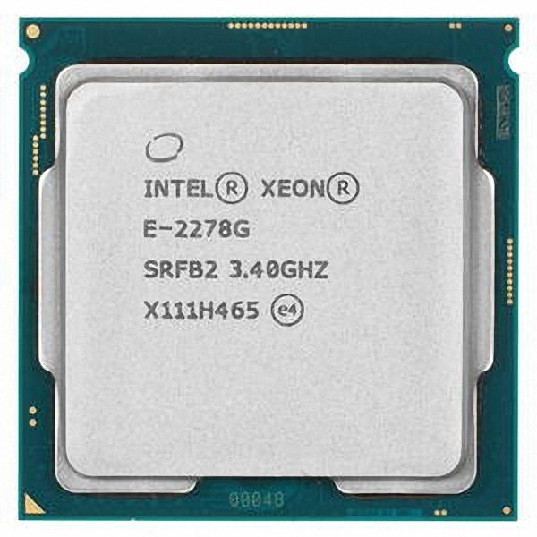 1x Intel Xeon E-2278G - 3.40GHz 8 Core